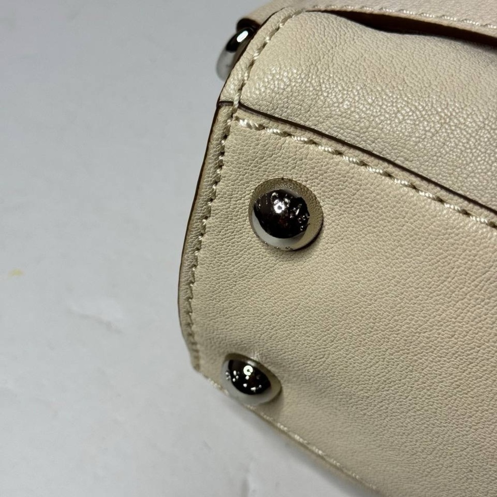 Michael Kors Hamilton Satchel Shoulder Bag Ivory - Picture 11 of 14
